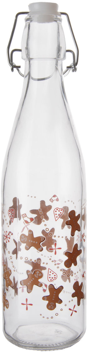 ORION Fľaša s klipsovým uzáverom PERNÍČEK 0,52 l sklo/kov
