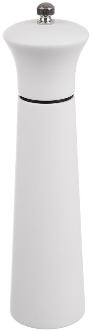 ORION Mlynček biely výška 21,5 cm gumovníkové drevo/UH