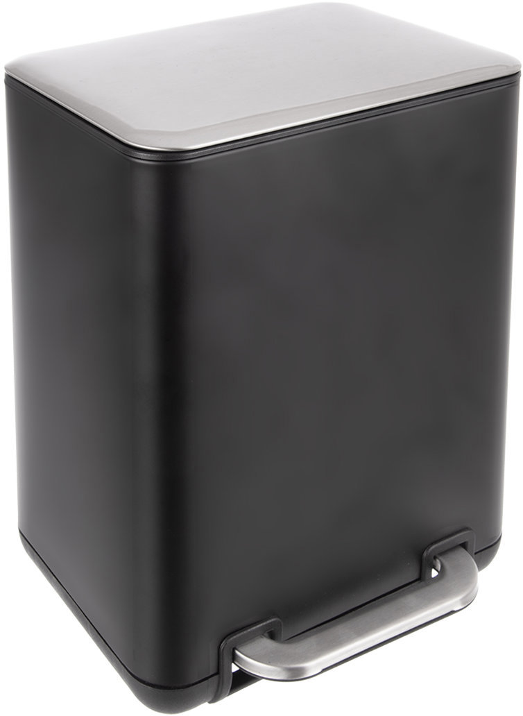 ORION Odpadkový kôš s pedálom Exclusive BLACK 20 l nerez/UH