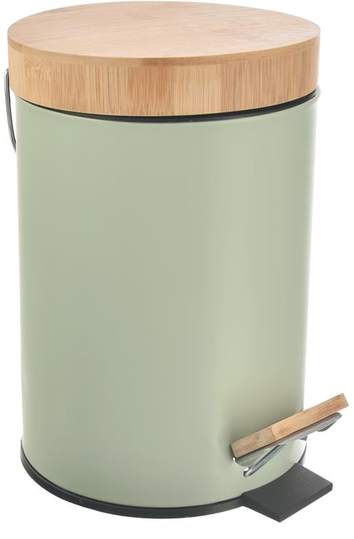 ORION Kôš s pedálom + veko GREENISH 3 l