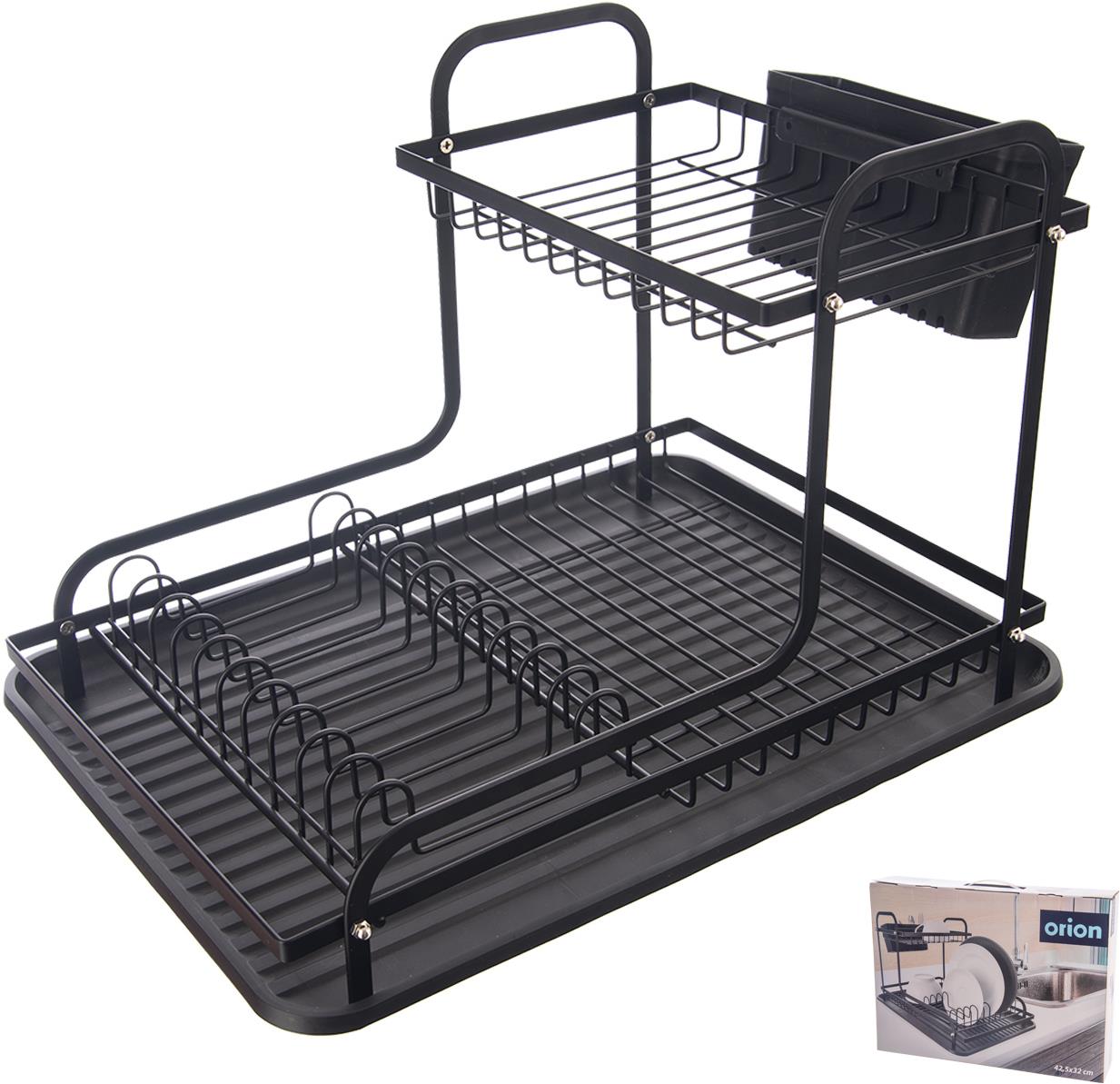ORION RADKA Odkvapkávač 42,5 × 32 × 29 cm 2 poschodia, drôt + tácka UH