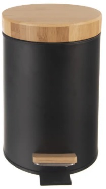Orion BLACK 3 l s pedálom kov/UH + bambusové veko