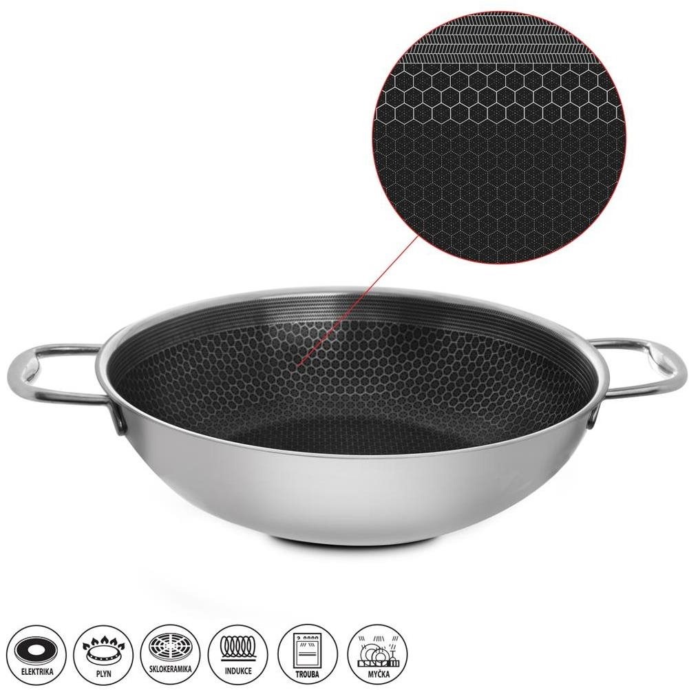 ORION Panvica COOKCELL WOK nepriľnavý povrch 3-vrstvová priemer 28 cm