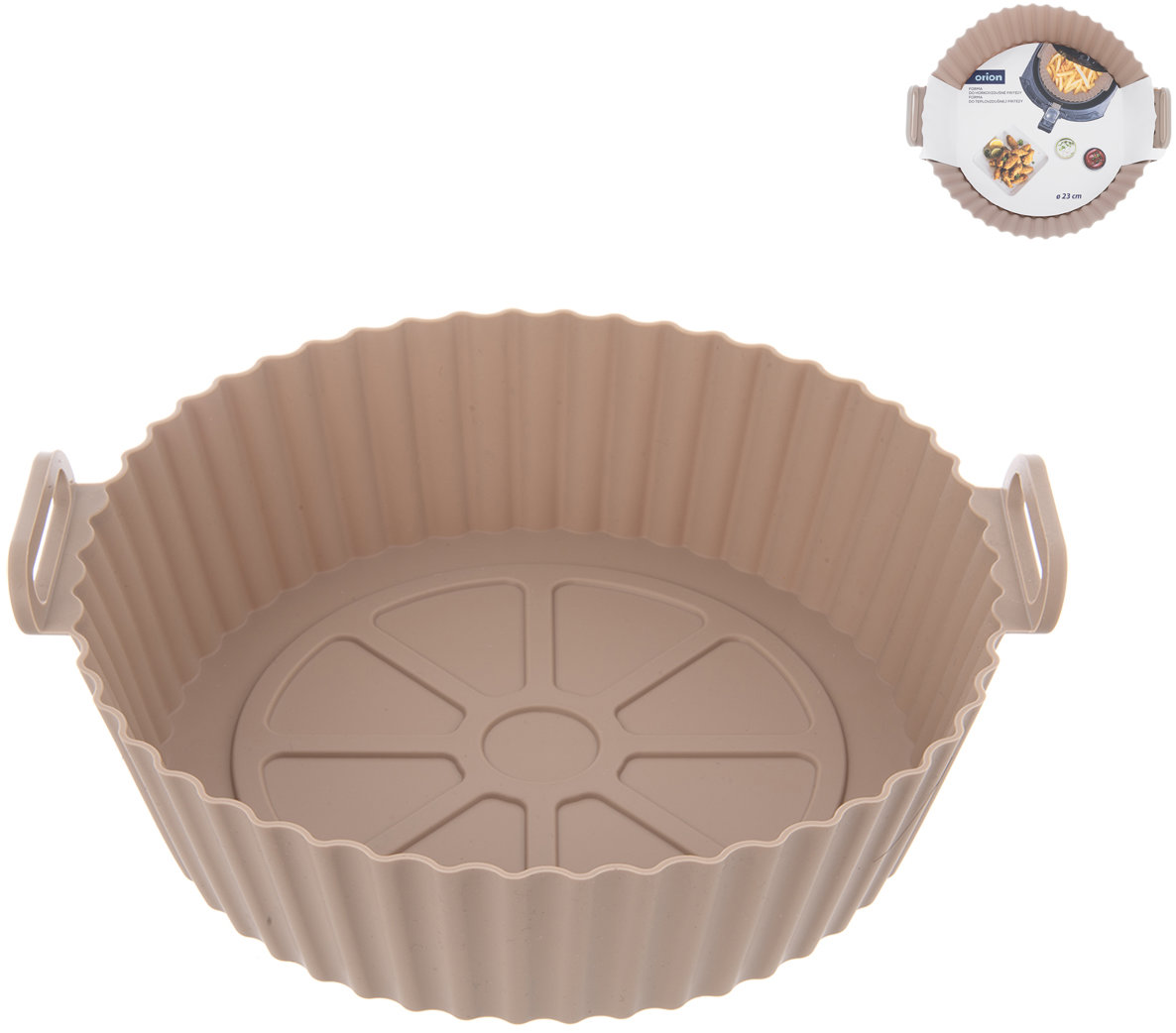 ORION Forma do teplovzdušnej fritézy priemer 23 cm silikón