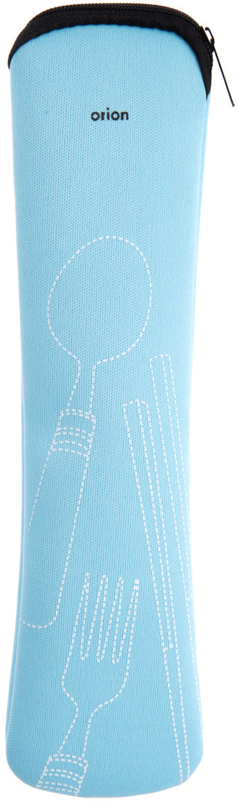 ORION Puzdro na príbory 24,5 × 7 cm tyrkysové neoprén
