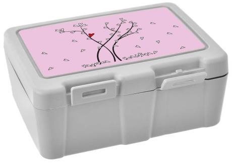 Orion Box UH desiata Lunch 18 × 14 × 7,5 cm delený SRDIEČKA