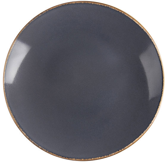 ORION Talíř mělký GLAZE 27 cm šedý keramika
