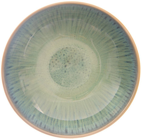 ORION Talíř hluboký GLAZE 20,5 cm zelený keramika