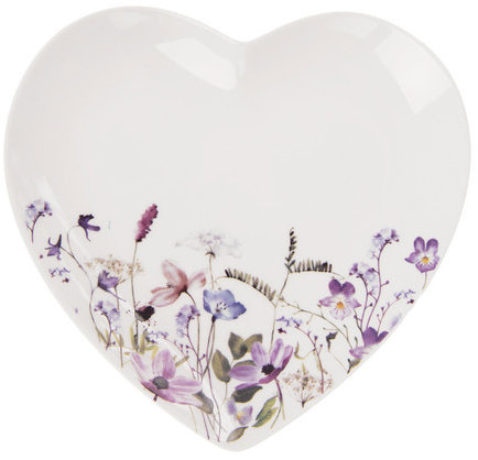 ORION Talířek dezertní LOUKA srdce 17,5 × 17 cm porcelán