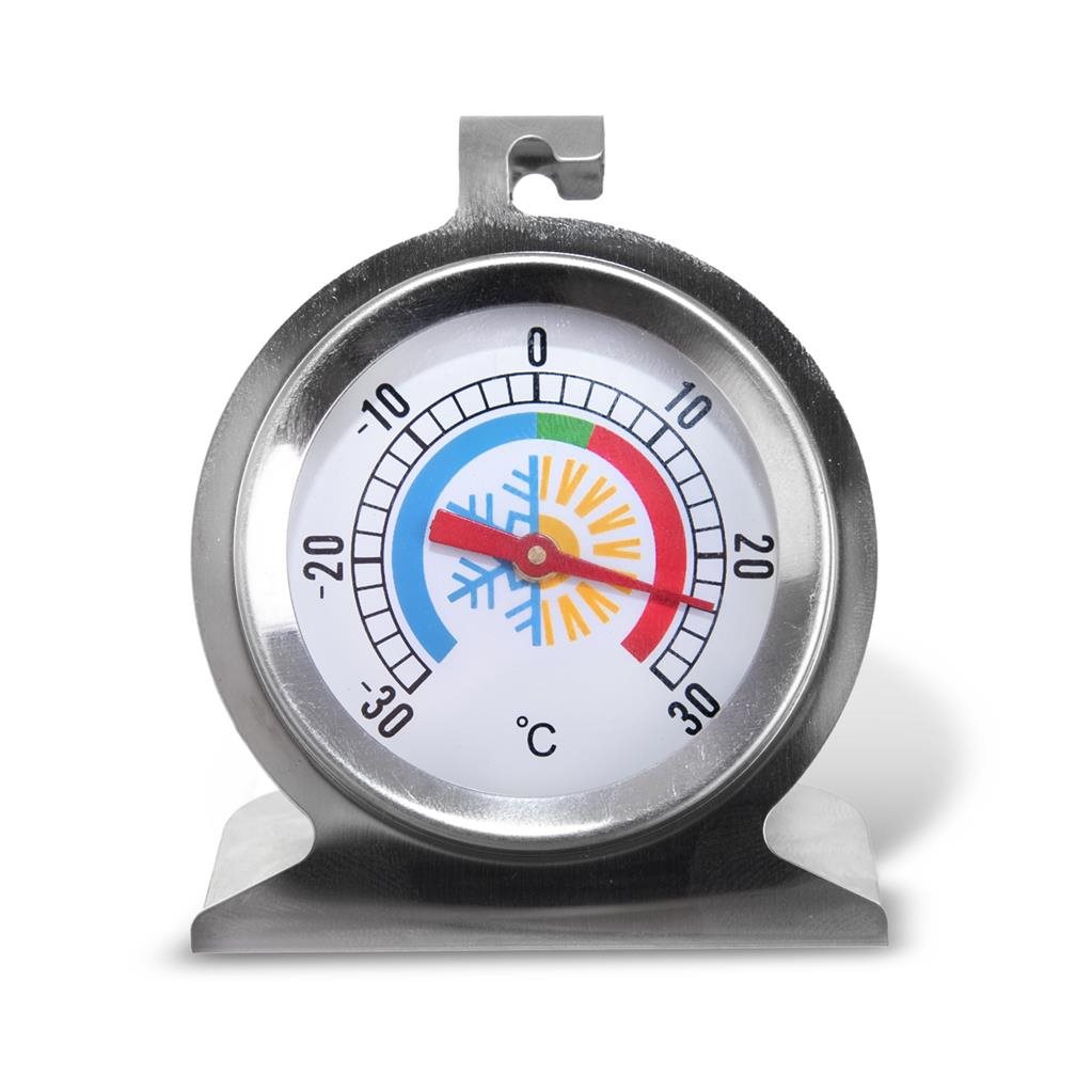 ORION Teplomer nehrdzavejúca oceľ/sklo do chladničky