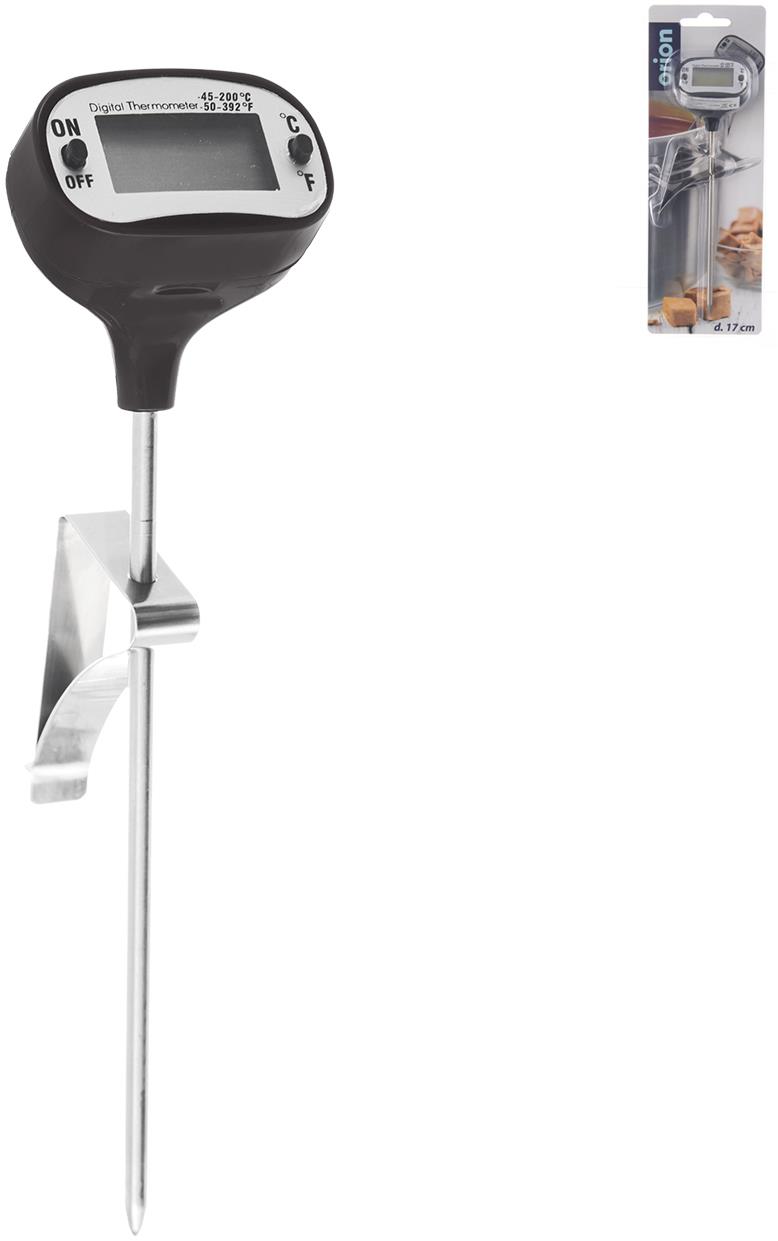 ORION Kuchynský teplomer 17 cm univerzálny digitálny nerez/UH