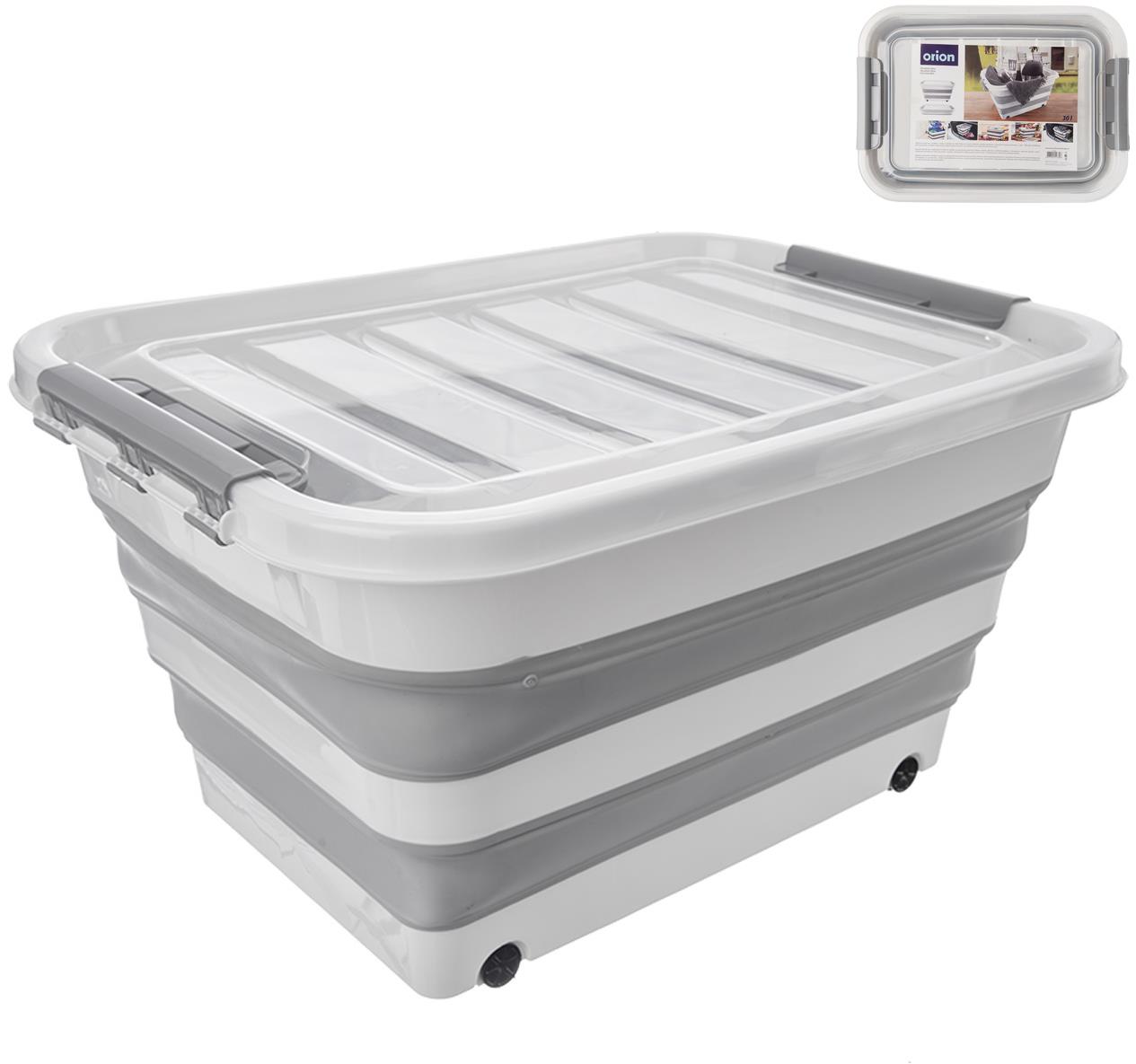 ORION Box KEMP skladací, kolieska + veko 30 l