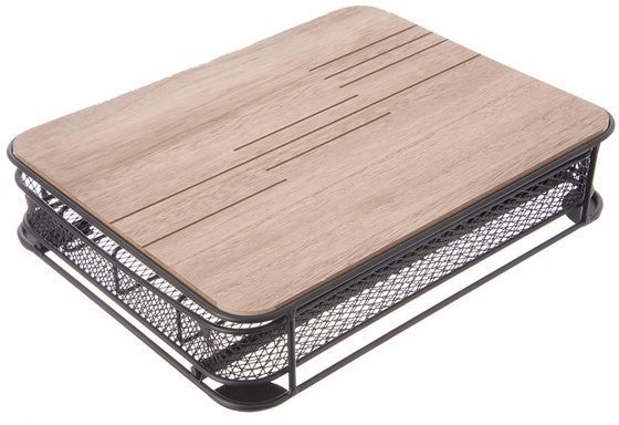 ORION LINE Box na kapsule 30 × 24 × 6,5 cm drevo/kov