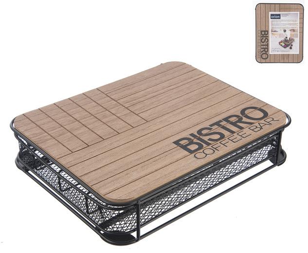 ORION Bistro Box kapsuly 30 × 24 × 6,5 cm drevo/kov