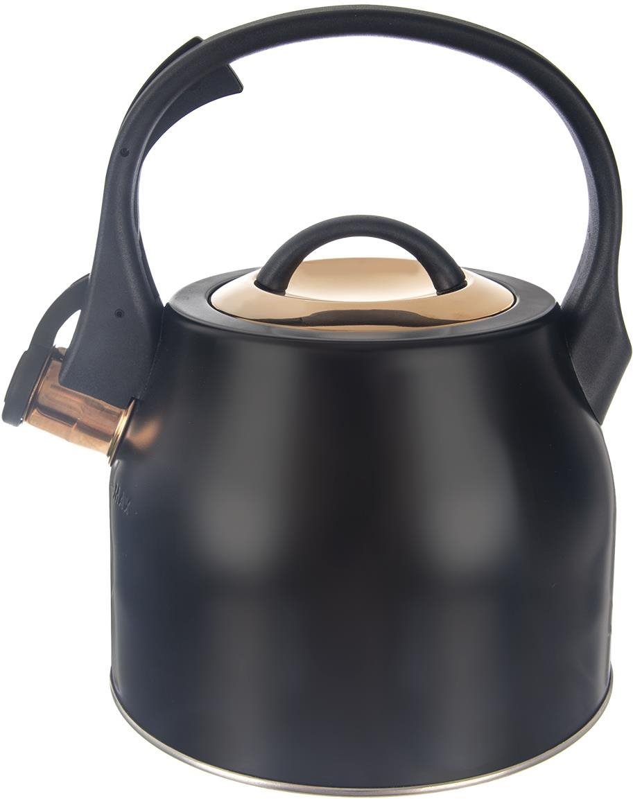 ORION Čajník 3 l s píšťalkou Rose gold, nehrdzavejúca oceľ