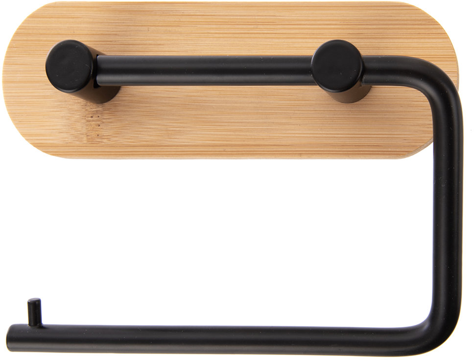 ORION Držiak toaletného papiera Radka bambus/kov nalepovací