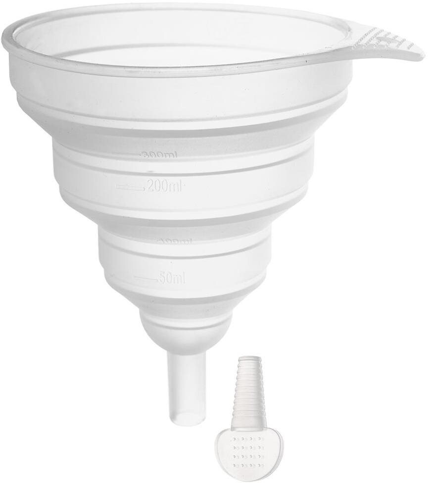 ORION KEMP Lievik silikón 12 cm skladací + zátka
