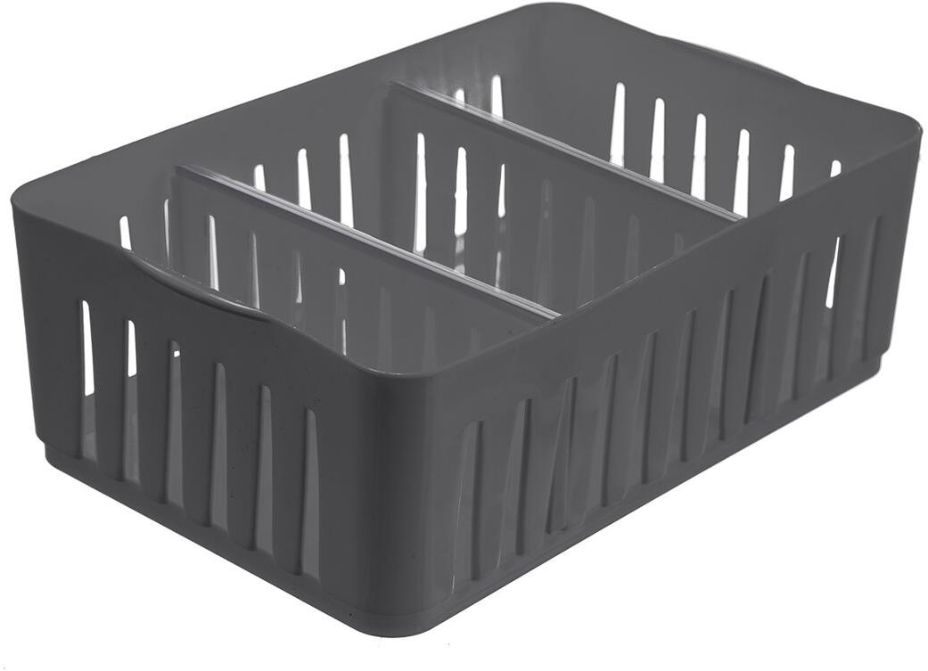 ORION UH Košík/organizér Flexi 24,5 × 16 × 8,3 cm sivý