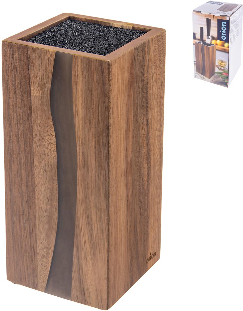 ORION Stojan na nože RIVER akácia/resin