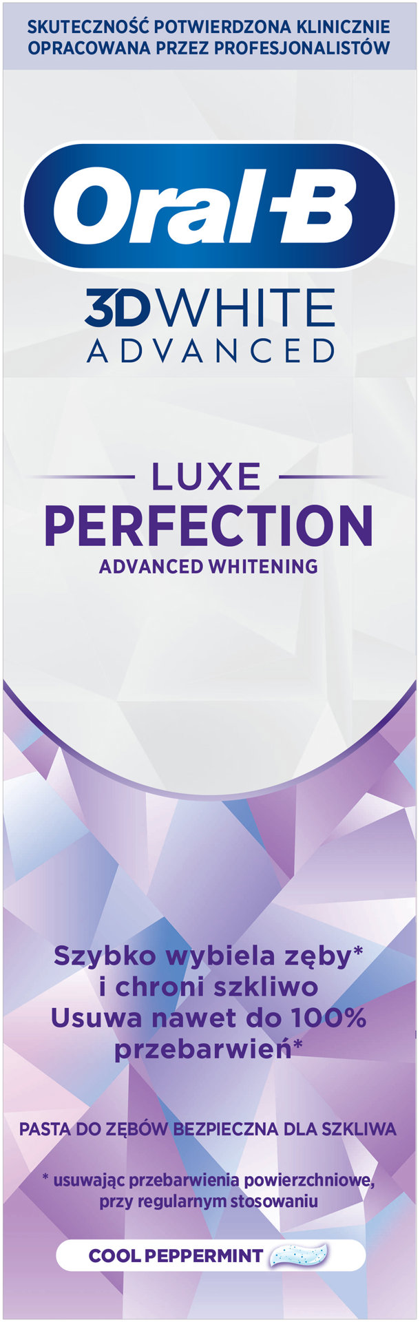 Oral-B 3D White Advanced Luxe Perfection 75 ml Mentol