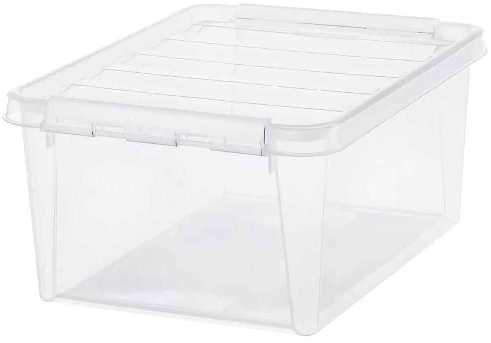 ORTHEX CLASSIC Úložný box 14 l 40 × 30 × 18 cm, biele klipy