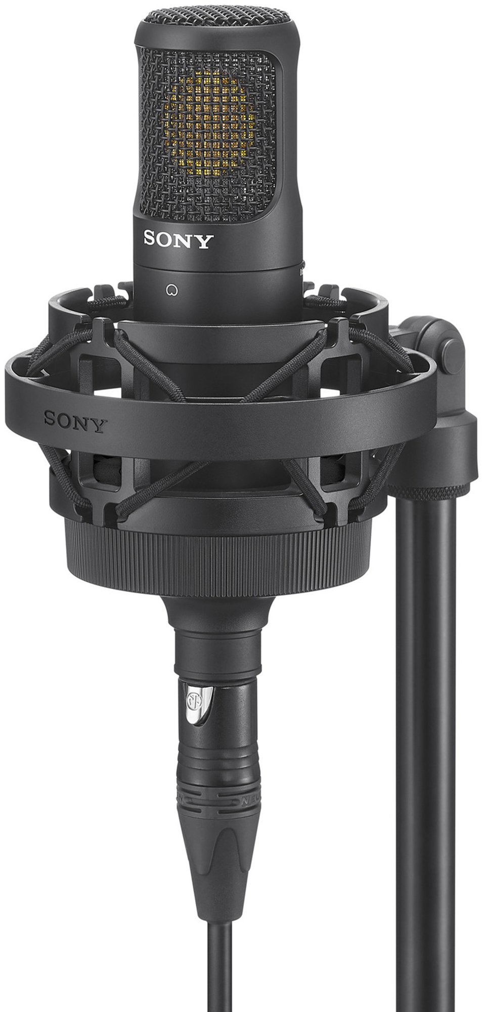 Profesionálny mikrofón Sony C-80 v čiernej farbe