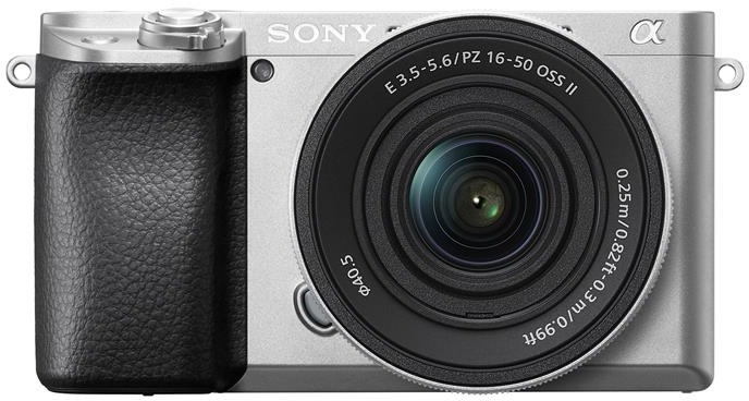 Sony Alpha A6100 strieborný + E PZ 16–50 mm f/3.5–5.6 II