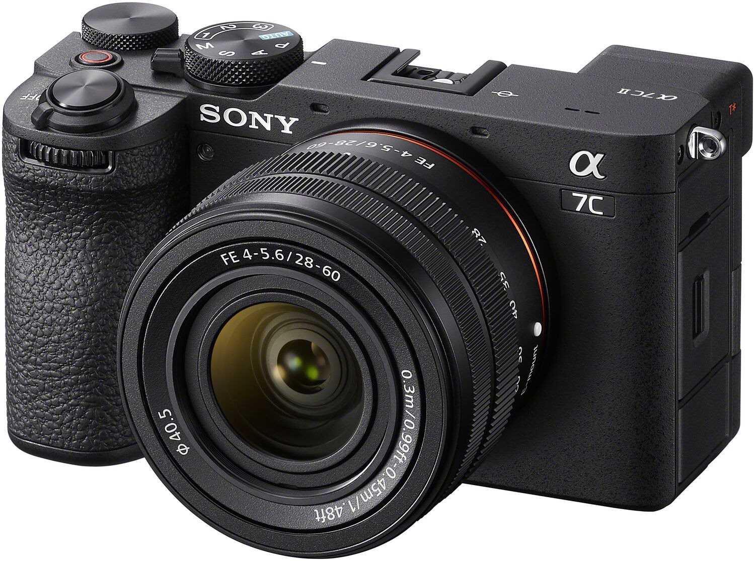 Sony Alpha A7C II + FE 28 – 60 mm f/4 –5,6 čierny