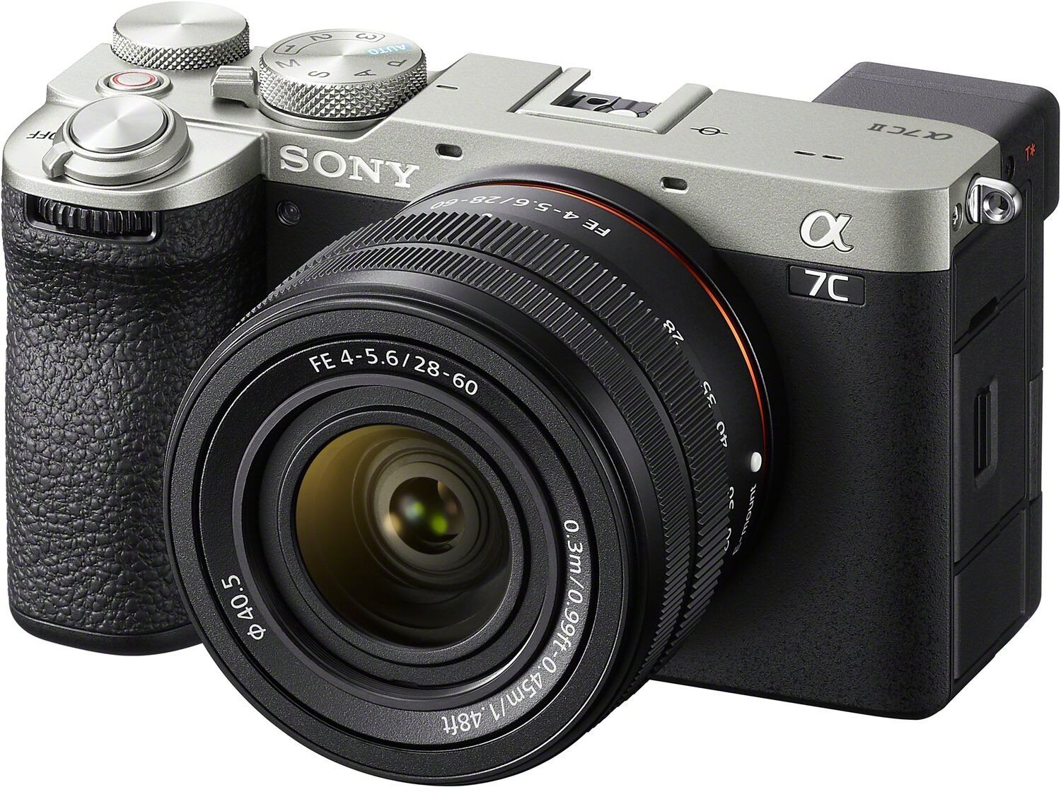 Sony Alpha A7C II + FE 28 – 60 mm f/4 – 5,6 strieborný