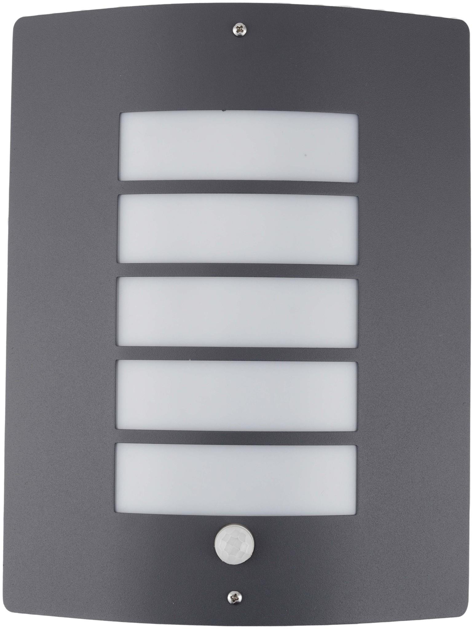 Avide Morro 1× E27 IP44 pir sensor, antracit