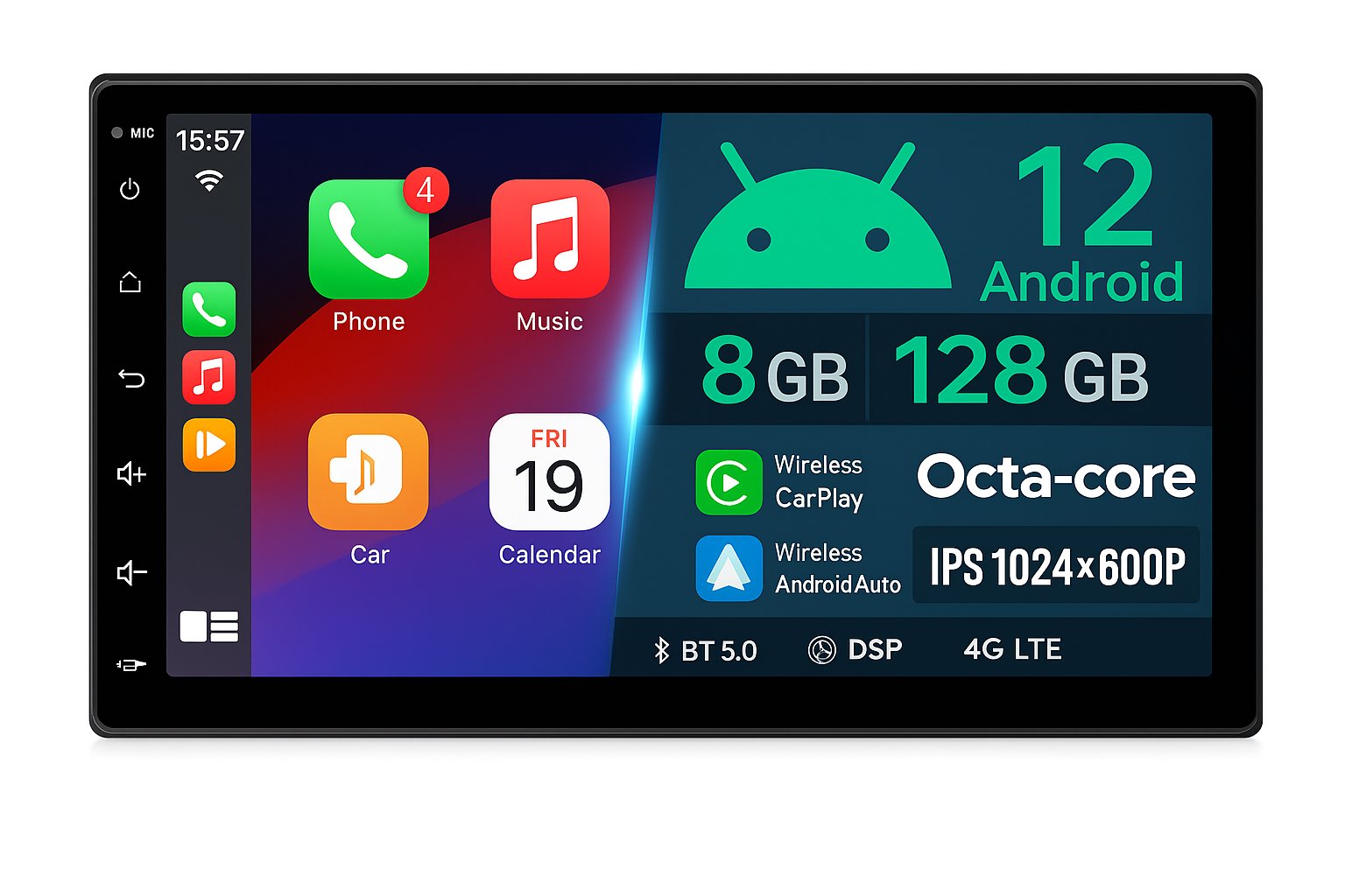 Ossuret Univerzálne 2Din autorádio 8 GB