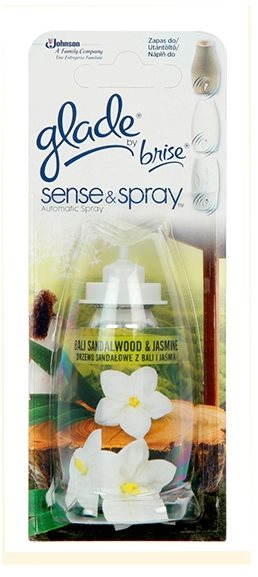 Glade by Brise Sense & Spray, santalové drevo & jazmín z Bali, 18 ml náplň