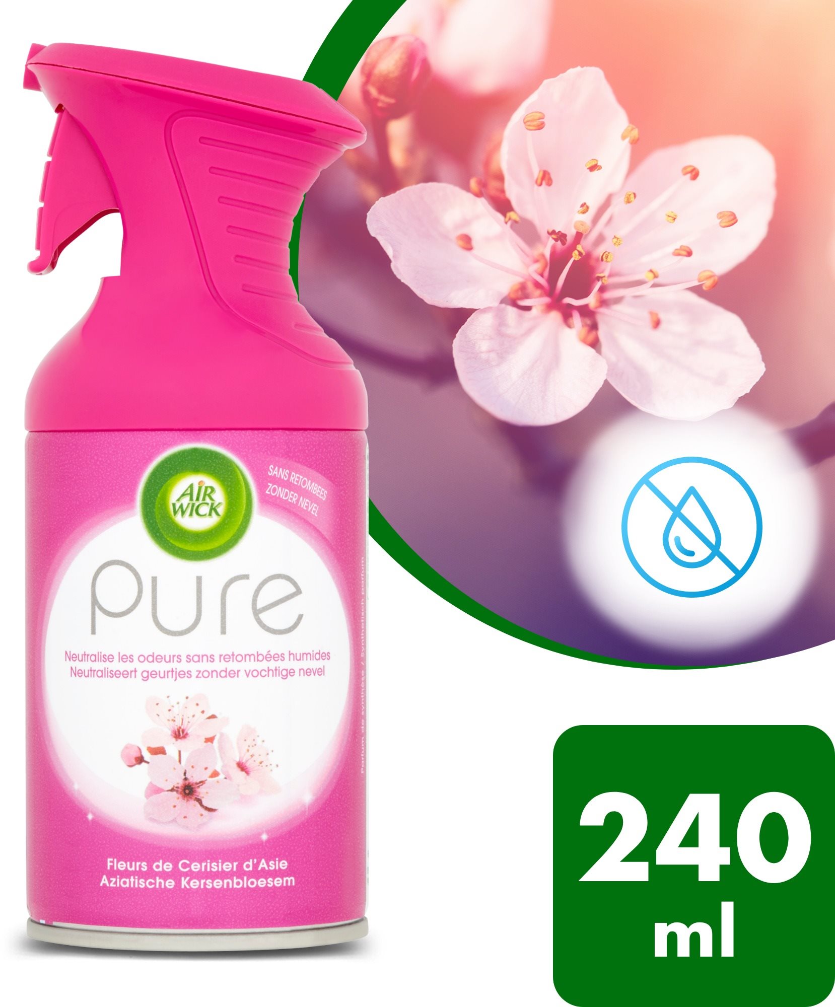 AIRWICK Spray Pure Kvety čerešní 250 ml