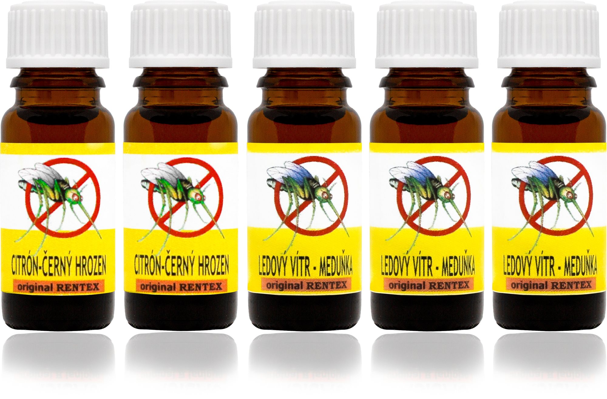 RENTEX Esenciálny olej Repeletný Set 5× 10 ml