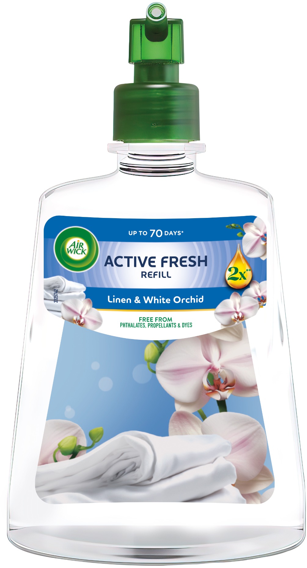 AIR WICK Active Fresh Automatic náplň Bielizeň a biela orchidea 228 ml