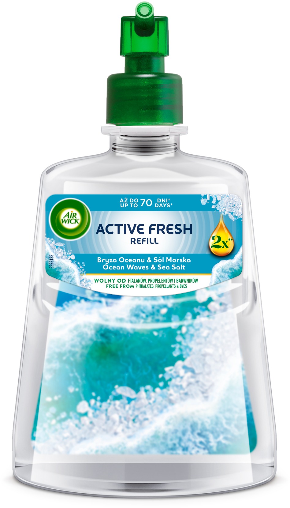 AIR WICK Active Fresh Automatic náplň Oceán a morská soľ 228 ml