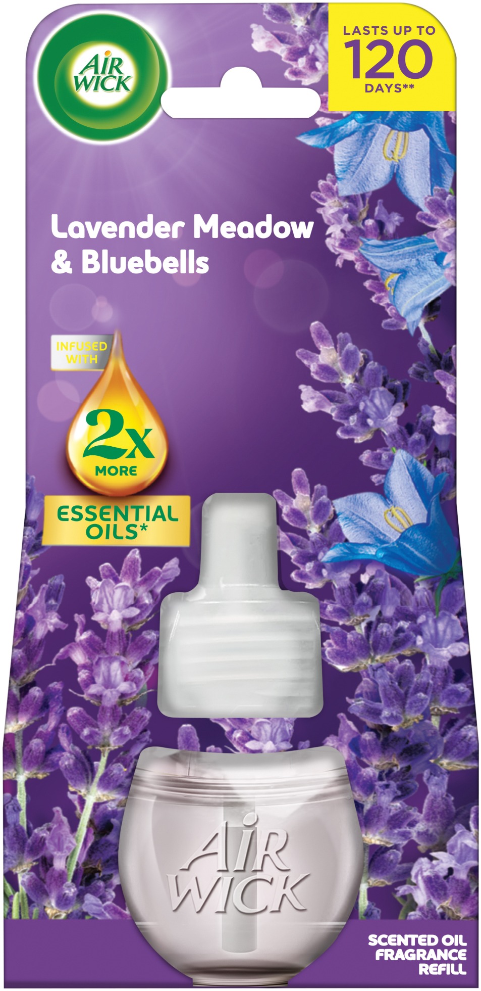 AIR WICK Electric náplň Levanduľová lúka a modré kvietky 19 ml