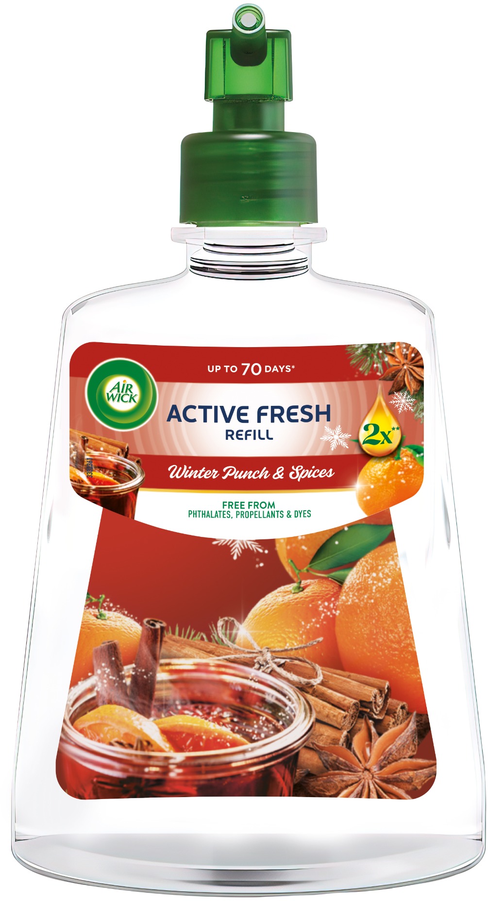 AIR WICK Active Fresh Automatic náplň Zimný punč 228 ml