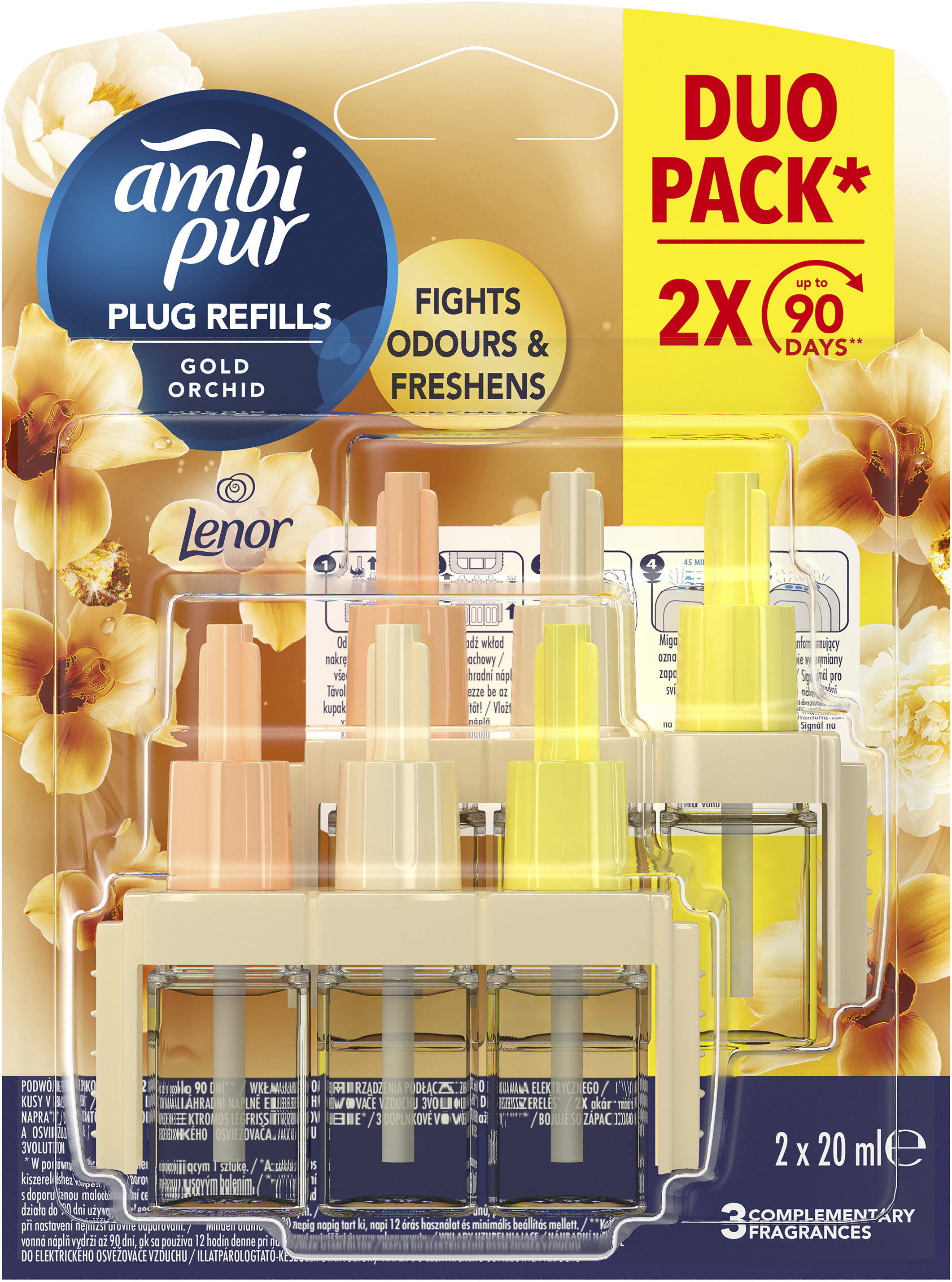 AMBI PUR 3Volution Gold Orchid náplň 2× 20 ml