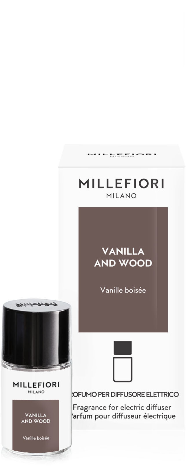 MILLEFIORI MILANO Vanilla And Wood náplň 15 ml