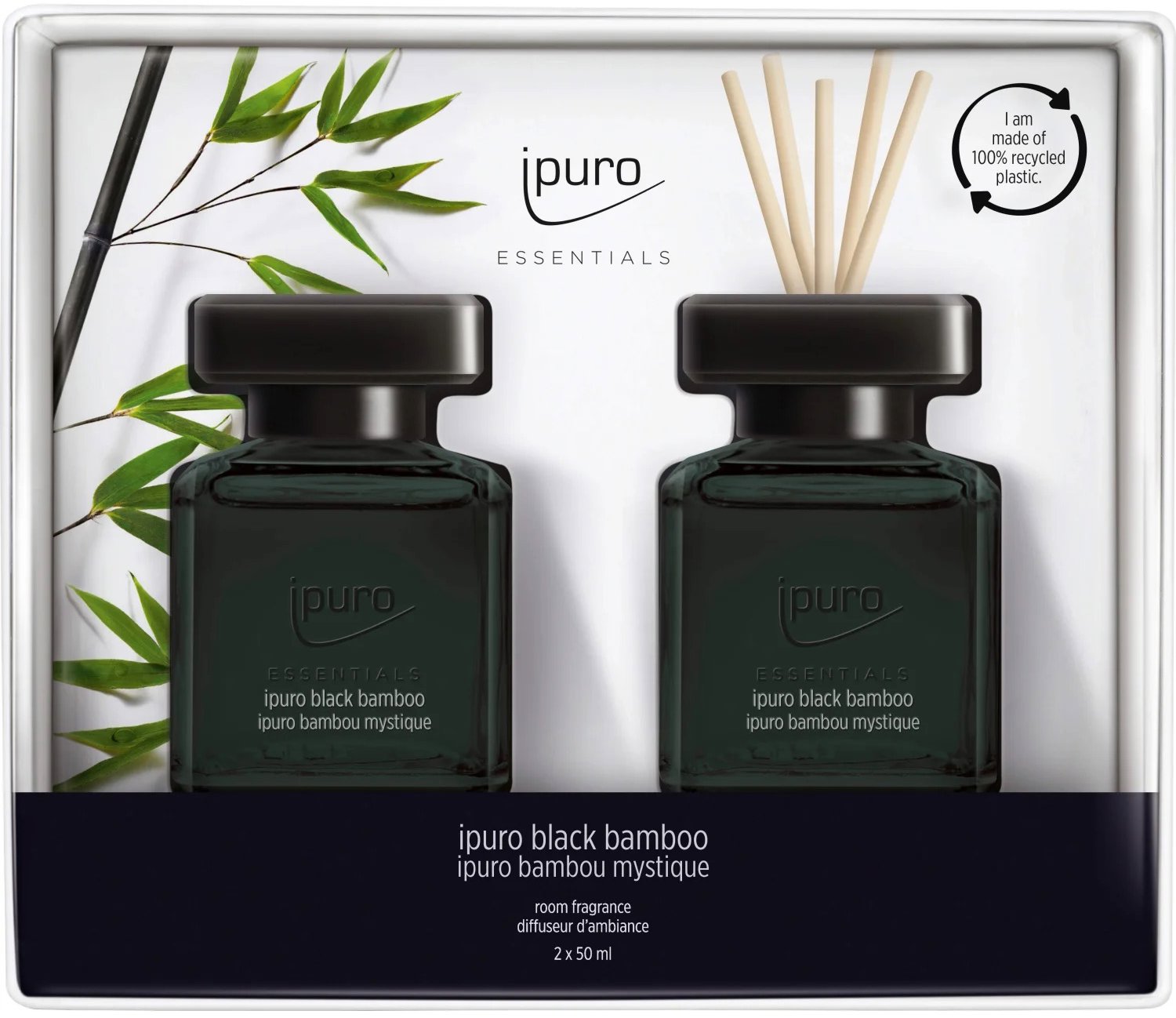 IPURO Essentials Black Bamboo 2× 50 ml