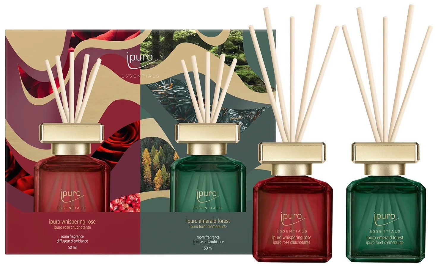 IPURO Essentials Rose & Forest 2× 50 ml