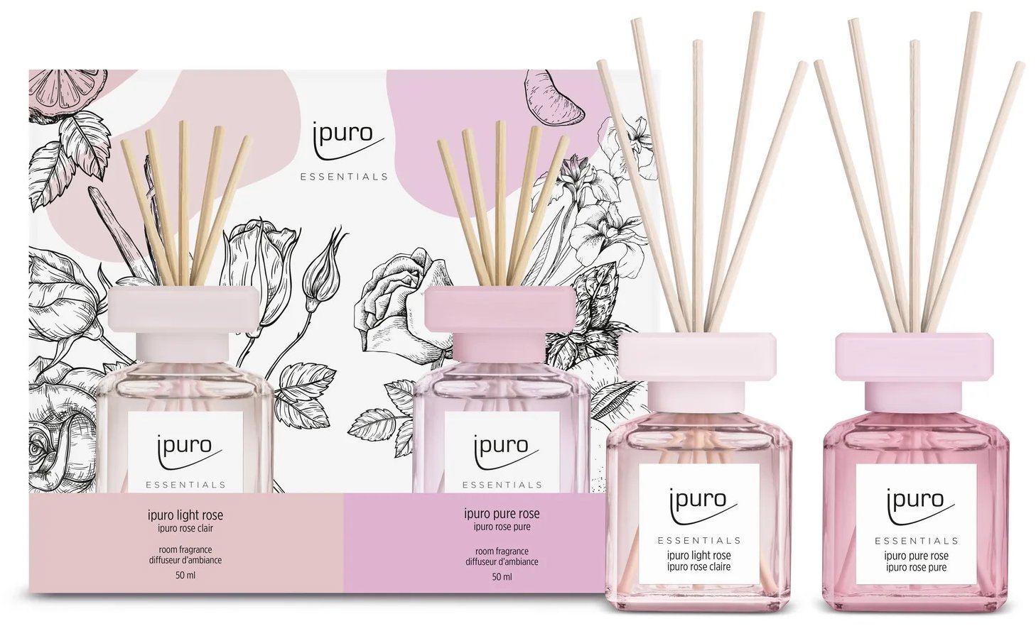 IPURO Essentials Light & Pure Rose 2× 50 ml