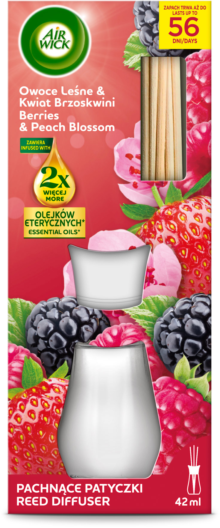 AIR WICK Lesné plody a broskyňový kvet 42 ml