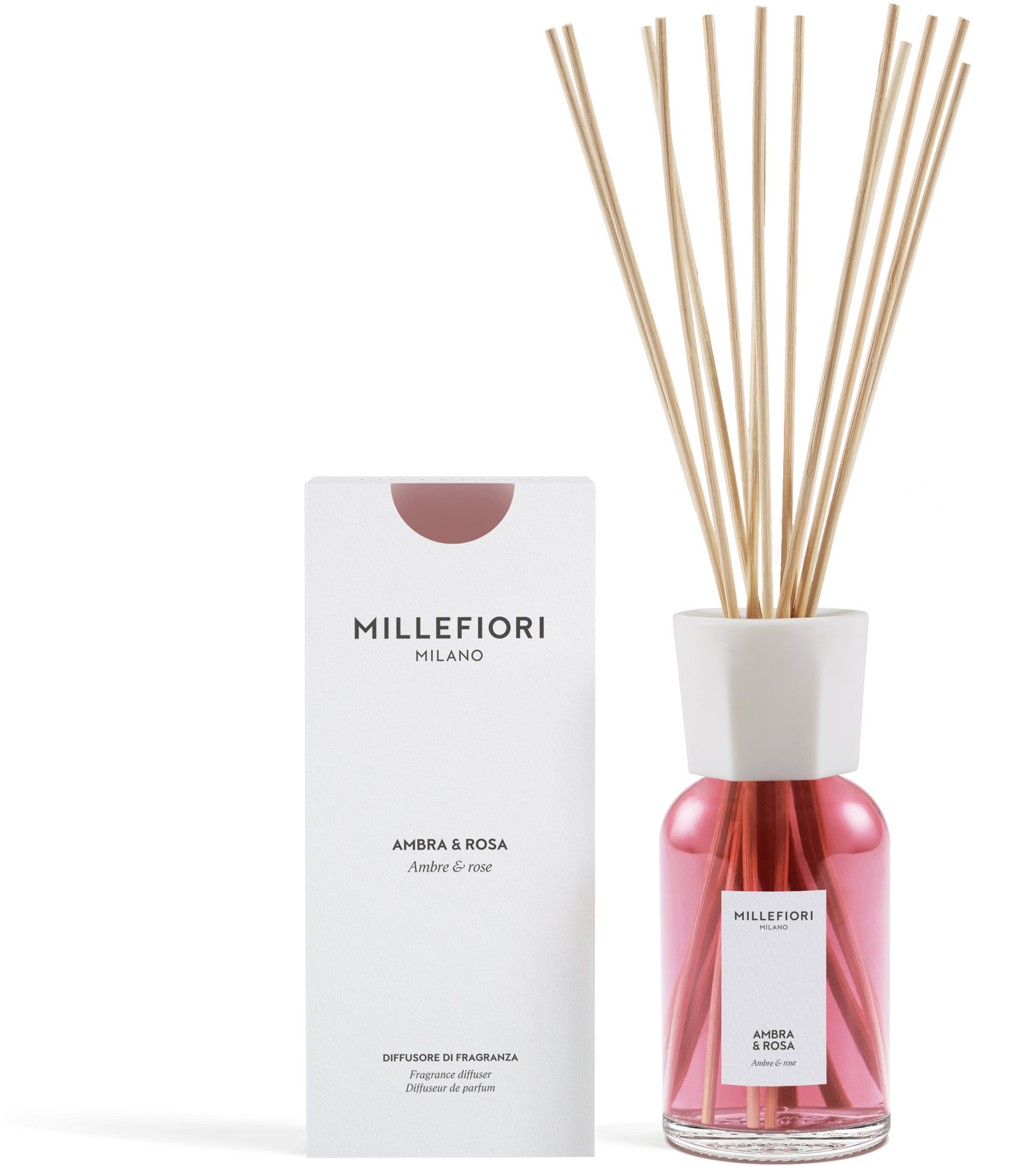 MILLEFIORI MILANO Ambra & Rosa 500 ml