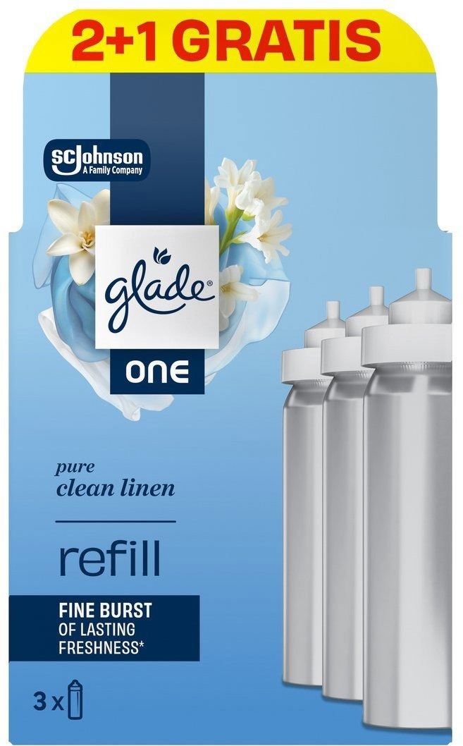 GLADE One Clean Linen náplň 3× 10 ml