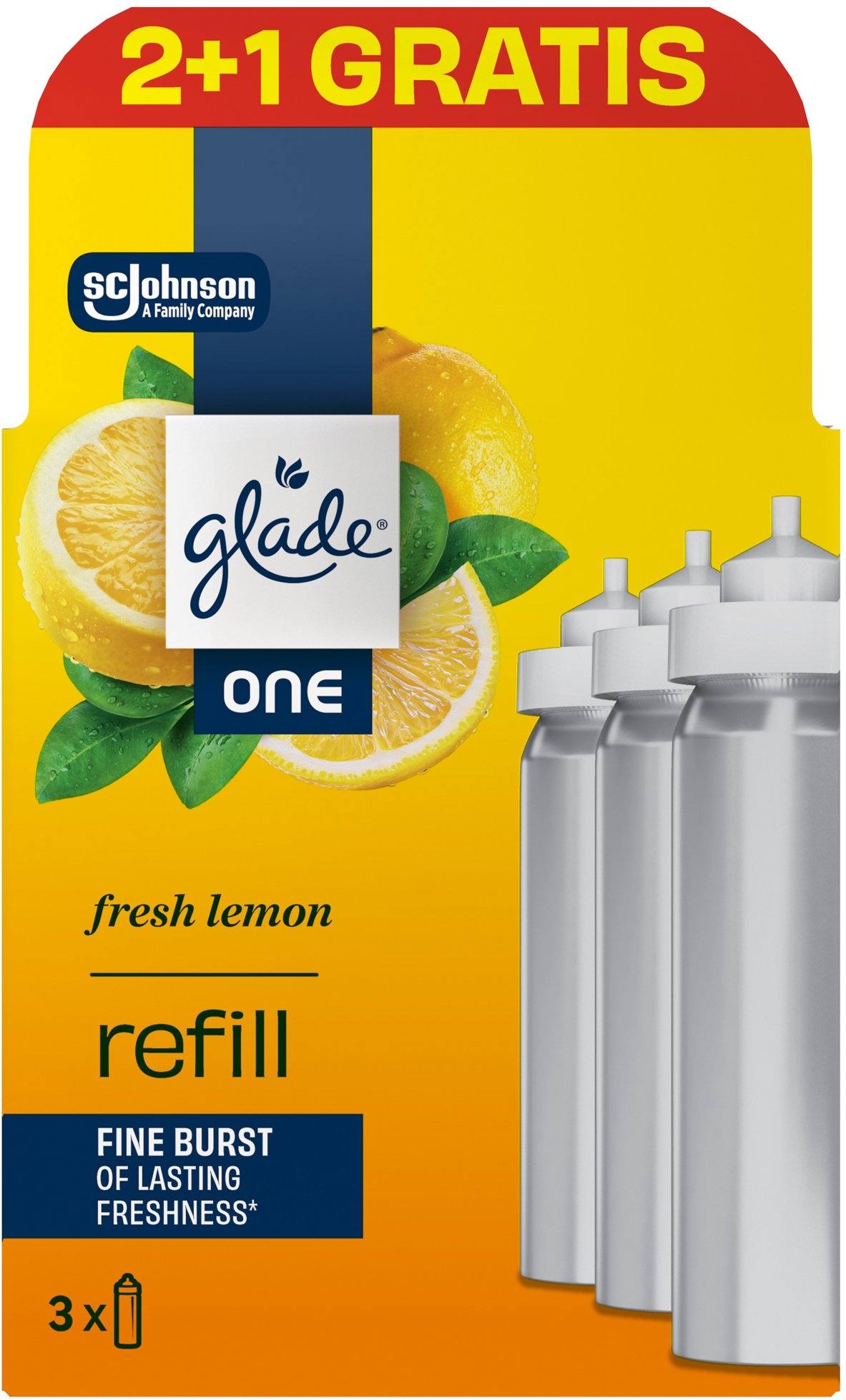GLADE One Fresh Lemon náplň 3× 10 ml