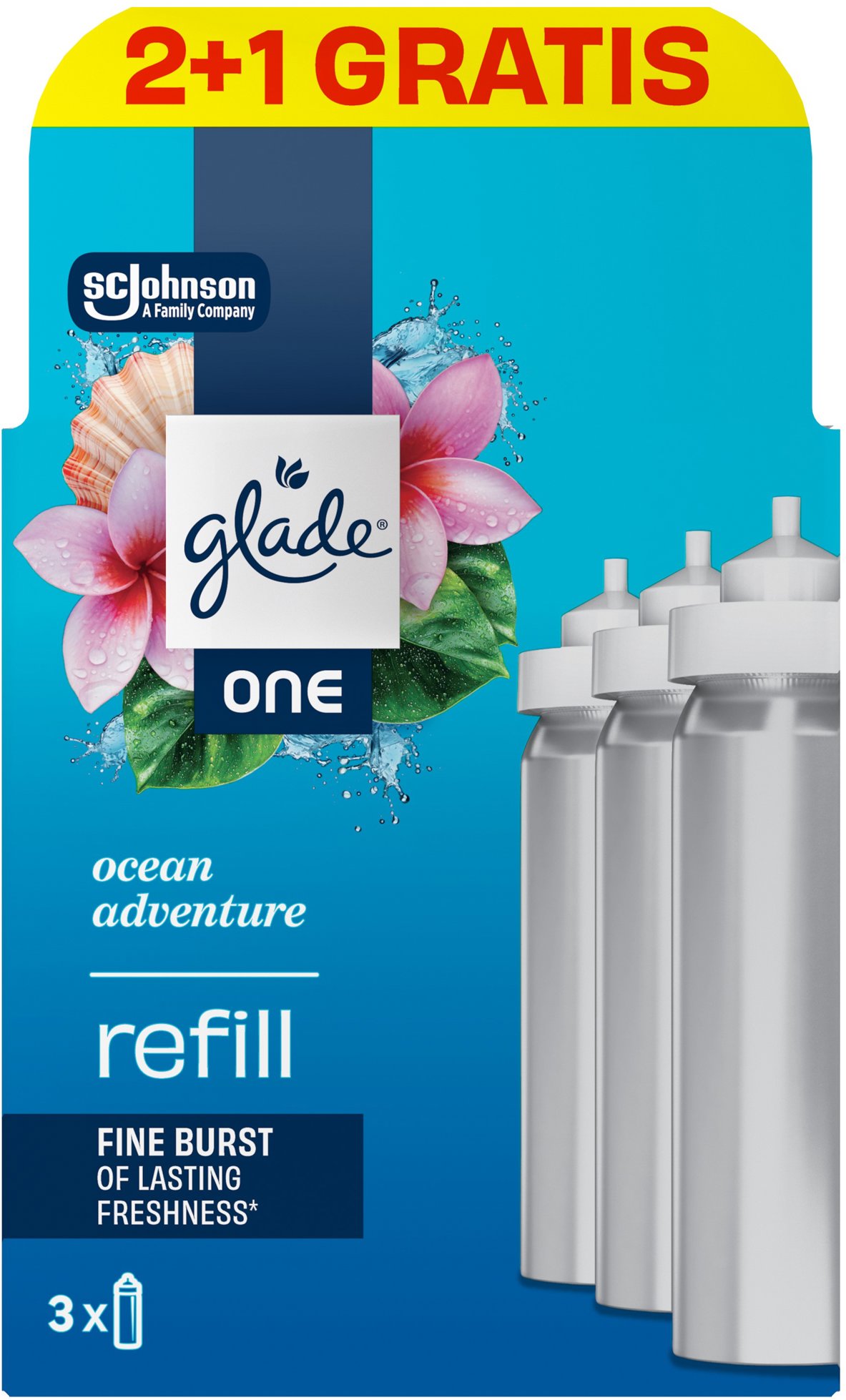 GLADE One Ocean Adventure náplň 3× 10 ml
