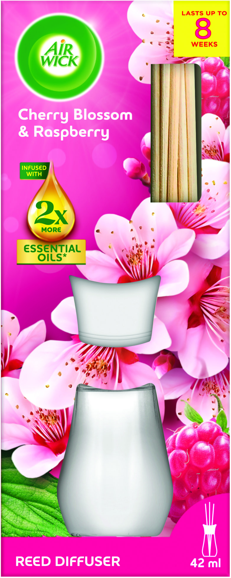 AIR WICK Čerešňový kvet a malina 42 ml