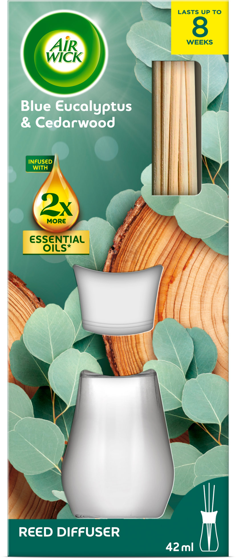 AIR WICK Eukalyptus a cedrové dřevo 42 ml